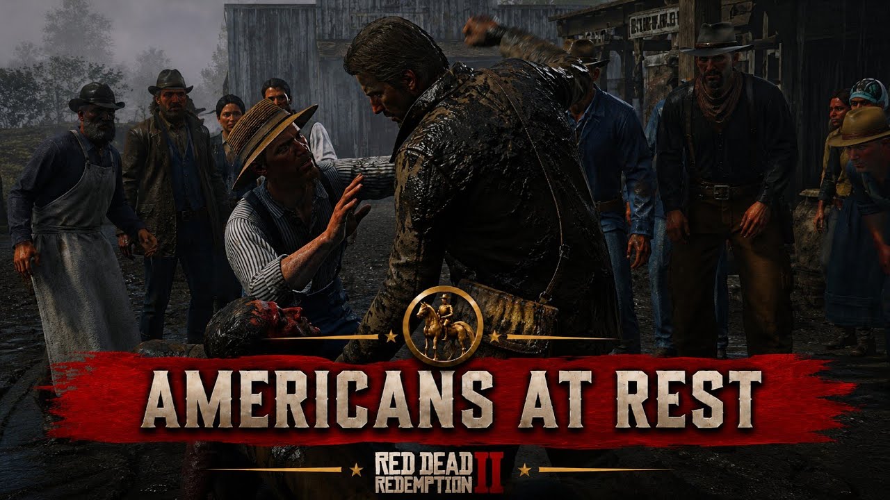 Americans at rest (GOLD MEDAL) Red Dead Redemption 2 - YouTube
