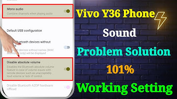 Vivo Y36 Sound Problem | Vivo Y36 Sound Setting | How to Increase Sound in Vivo Y36