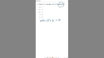 How to solve g(f(x)) | ACT Practice Problem | Composite Functions