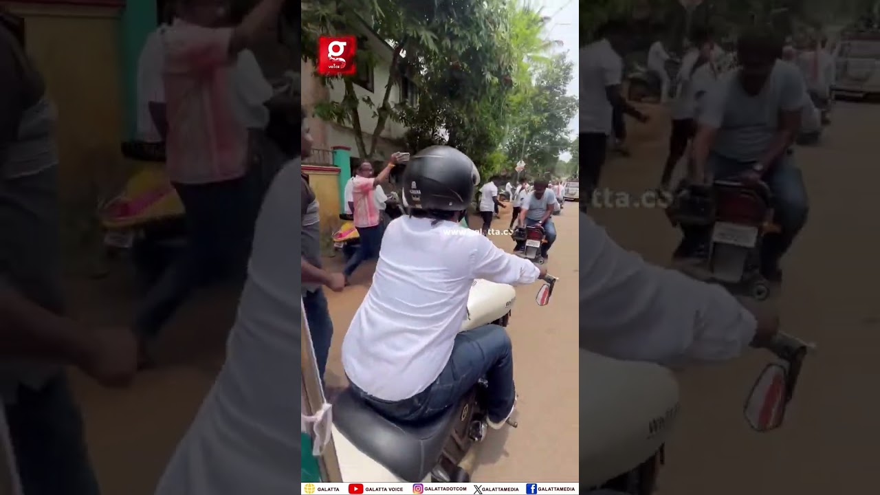 💥Bullet-ல் Mass காட்டிய MP  Vijay Vasanth🔥 Congress