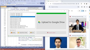 Asynchronous Google Drive Upload Test with VB.NET