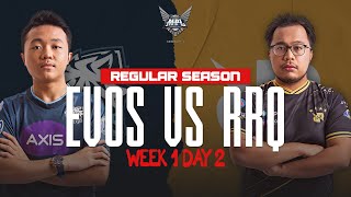 Evos Legends vs. Rex Regum Qeon | MPL S5 Week 1 Day 2