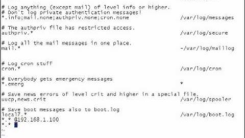 CorreLog UNIX / Linux System Syslog Configuration