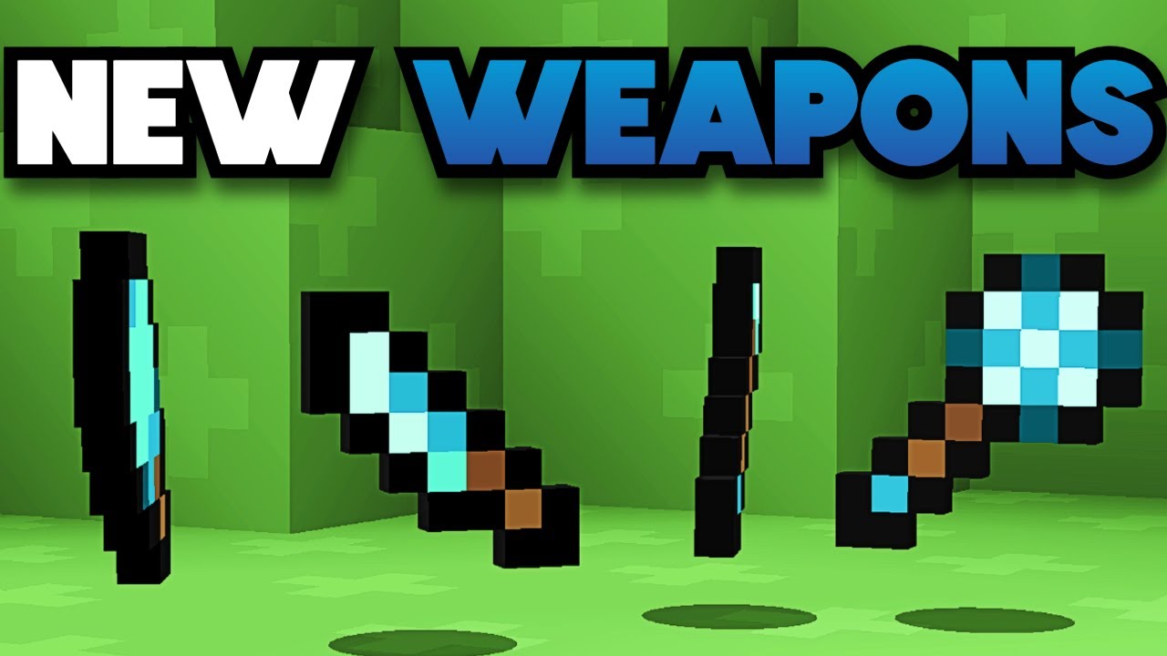 Bloxd.io Just Added 4 New Weapons!