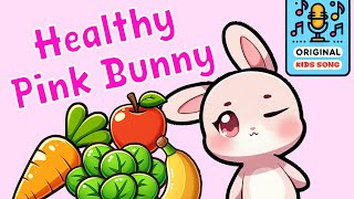 Animal Children's Song - Healthy Pink Bunny - Original Kids Song ♪ K-en Kids Channel