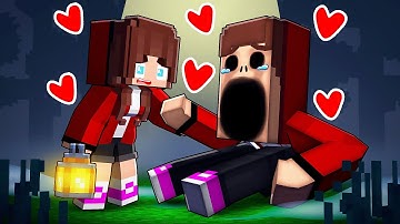 Scary Buried JJ is NOT a MONSTER... - Maizen Minecraft Animation