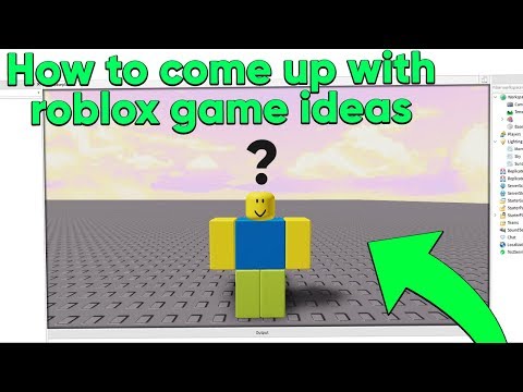 How To Come Up With Roblox Game Ideas Youtube - cool roblox game ideas