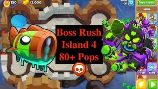 Boss Rush Island 4  Pops 80  Bloonarius  Voiceover  Btd6 Boss Rush Tutorial