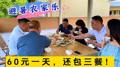 這個避暑農家樂，60元一天包三餐，大家看這伙食怎麼樣？ - 天天要聞