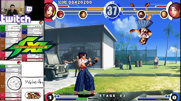 (PS2) King of Fighter XI - 21 - Justice Team (unofficial name) - Lv 8