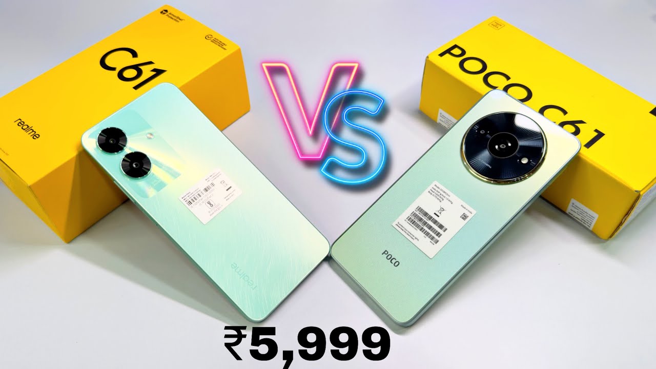 Exclusive Comparison: Realme C61 Vs Poco C61 - YouTube