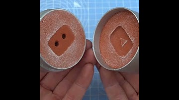 Casting Real Diamond Youtube Play Button #shorts