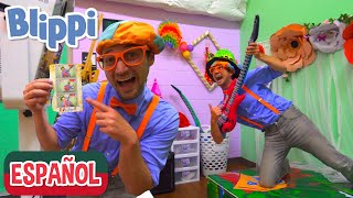 Blippi Aprende en el Patio de Juegos | Videos Educativos | Aprender los Colores