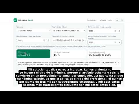 Calculadora del modelo 111