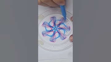Hypnotic Spirograph Art ASMR | Colorful and Relaxing Designs #satisfying  #asmr