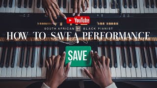 How To Save A Performance || Roland XPS 10 Setup