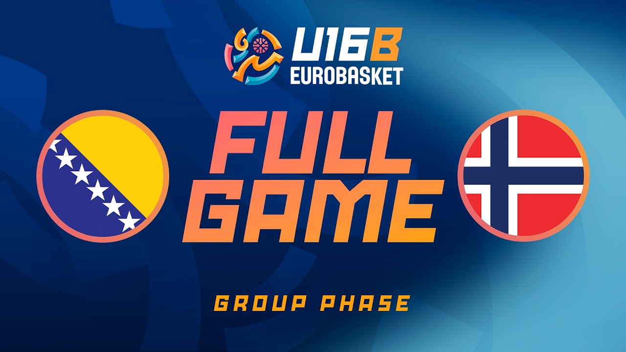 Group Phase | BIH v NOR | Full Basketball Game | FIBA U16 EuroBasket 2026 Division B