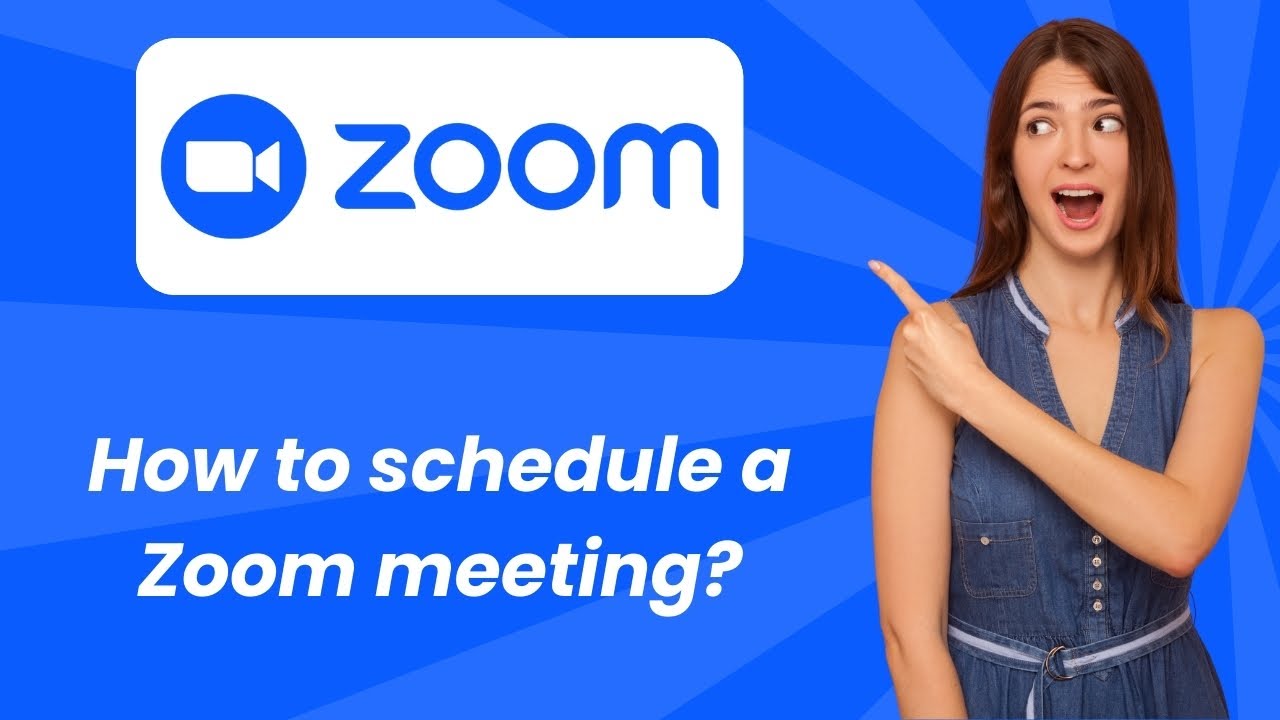How to schedule a Zoom meeting ? - Step by Step - YouTube