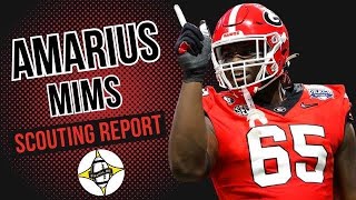 Scouting Steelers: Georgia OT Amarius Mims