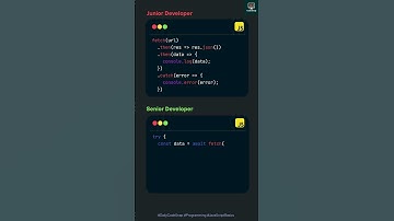Junior vs Senior Developer – API Call Battle! 🤯 #javascript #programmingshorts #codechallenge