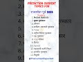 Most Important Topics राज्यसेवा पूर्व 2025