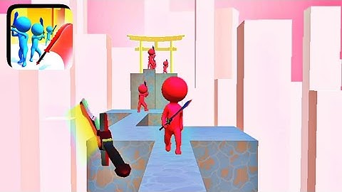 Sword play! ninja slice runner 3D🔪😜 gameplay video😍 | (Android iOS games) Level 99-101