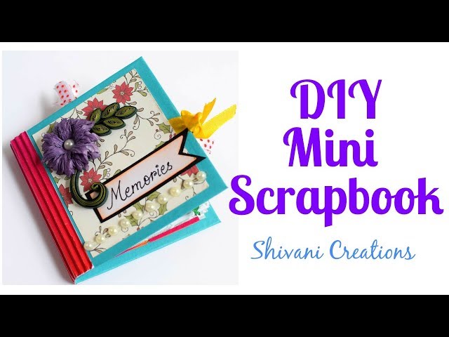 Mini birthday scrapbook