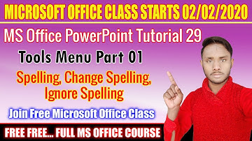 MS powerpoint tutorial 29 || tools menu part 1 || in hindi || by dev bind || technical dev