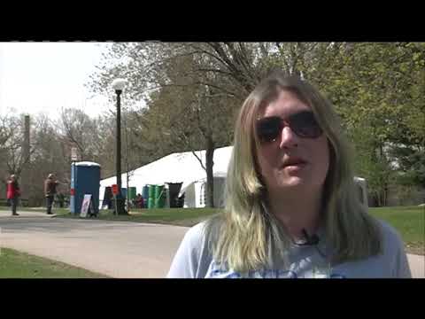 newspaper mockup Earth Fair event celebrates local natural scenery