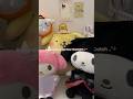 Sanrio plushies from TokyoCatch 👾 #sanrio #mymelody #kuromi #cinnamoroll #pompompurin #hellokitty