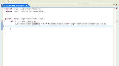 Capturando desde el teclado con BufferedReader