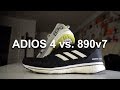 Adidas Adizero Adios 4 vs. New Balance 890v7