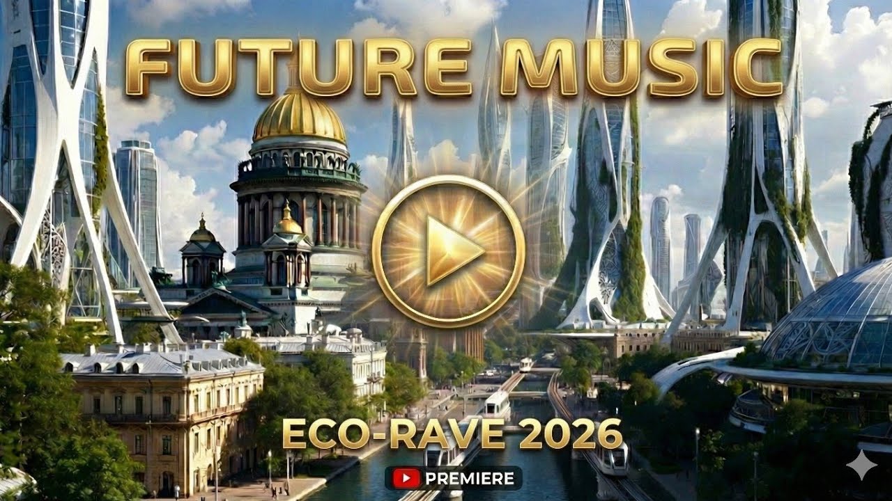 FUTURE SAINT PETERSBURG | Solarpunk Atmospheric music 8D Relax & Chill 