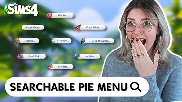 SEARCHABLE Pie Menu Mod for The Sims 4 - An absolute GAME CHANGER!