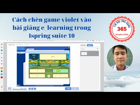 Video Cách chèn game violet vào bài giảng e_learning trong... - youtube