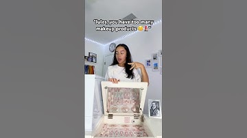 Do I have TOO MANY makeup products!? 👀😱🎀 @flowerknows #fypシ゚ #relatable #makeup #shorts #viral