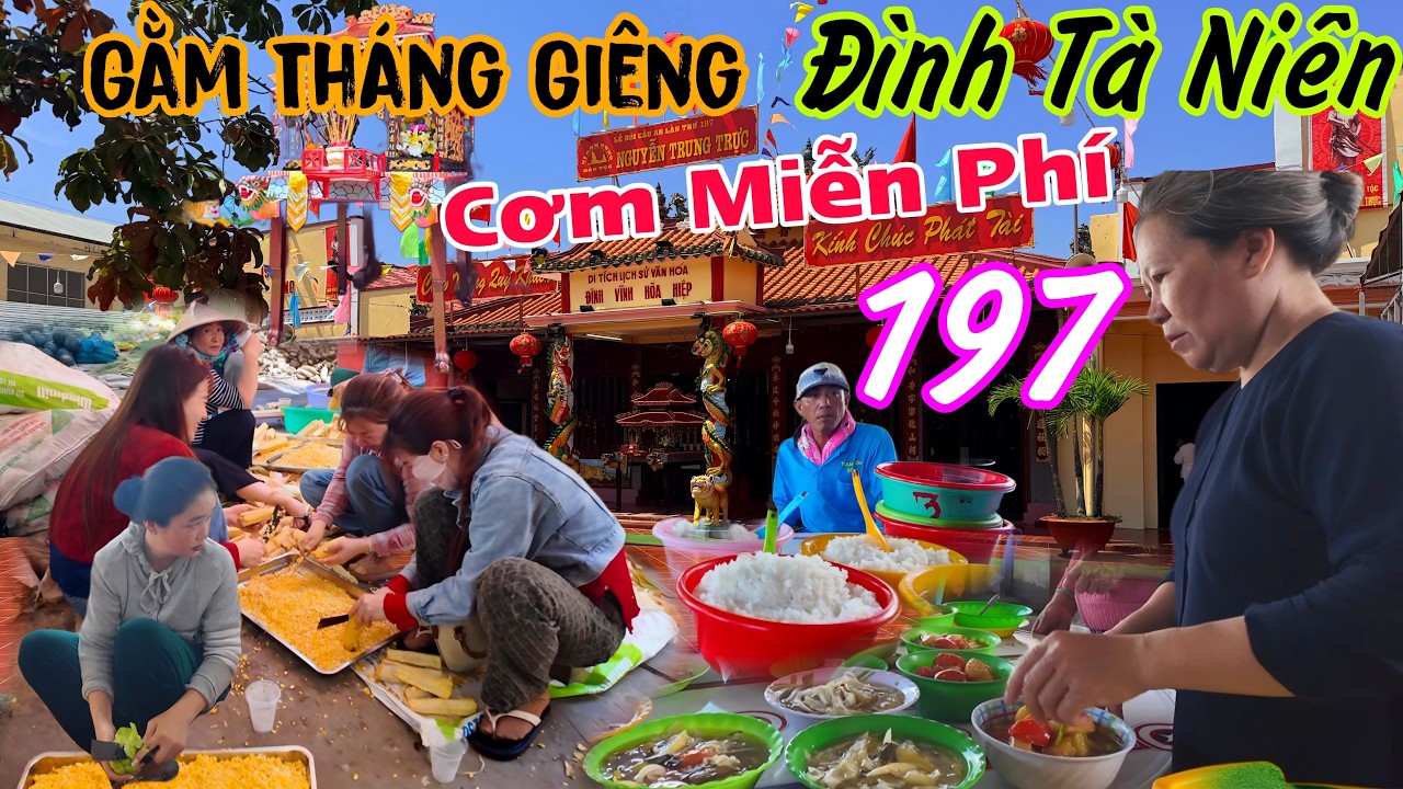 TÀ NIÊN - LỄ CẦU AN LẦN THỨ 197 CỦA ANH HÙNG DÂN TỘC NGUYỄN TRUNG TRỰC, TẠI ĐÌNH VĨNH HOÀ HIỆP