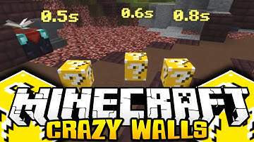 Minecraft TEAM CRAZY WALLS #1 "THE LUCKIEST LUCKY BLOCKS!" w/ Jeromeasf and MrWoofless