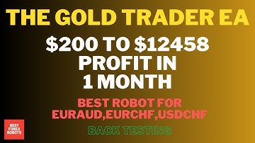 The Gold Trader EA Forex MT4 Robot Back Testing | Best Forex Robots