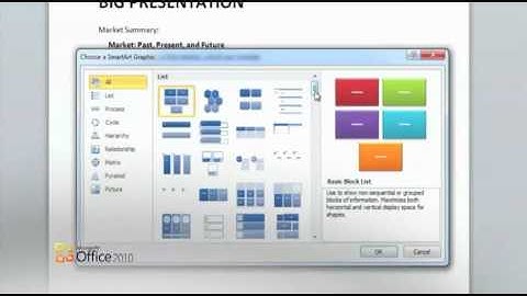 How To Use SmartArt In Microsoft Office 2010