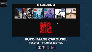 Create automatic image carousel (hover effect) | React js - Framer motion