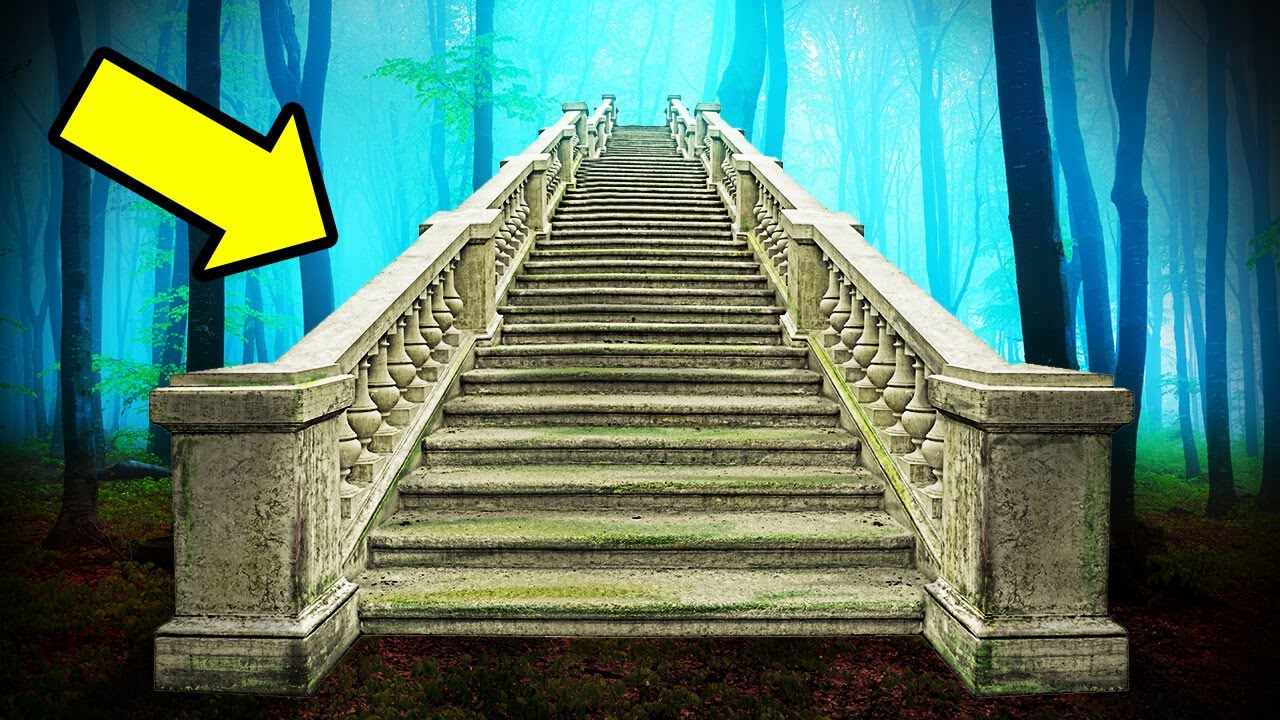 Pedida na Floresta: O mistério assombroso das escadas abandonadas