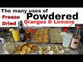 How to make lemon powder  orange powder