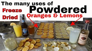 How to Make Lemon Powder & Orange Powder