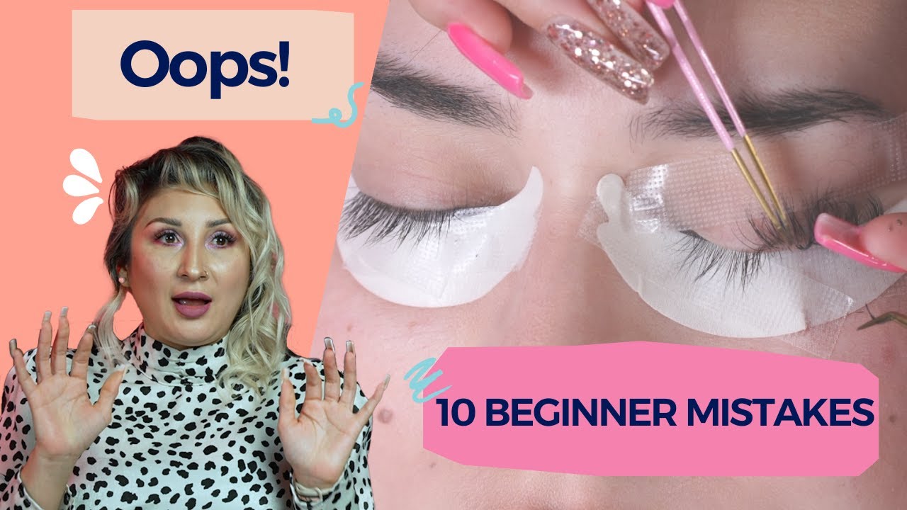 10 Beginner Mistakes to Avoid When Doing Eyelash Extensions. - YouTube