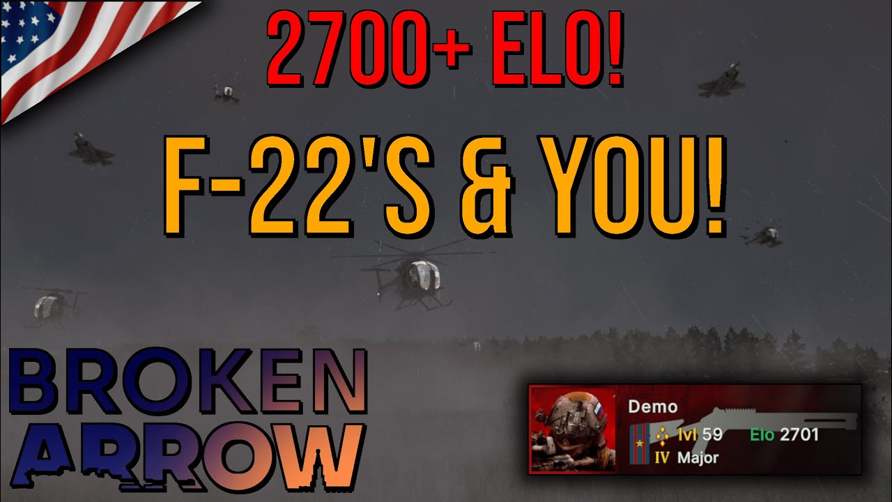 Broken Arrow - Rank #1 / F-22's & You! [Ultra Graphics / 60FPS QHD / 9070XT]