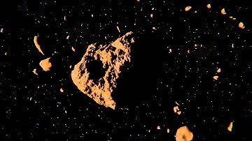 Asteroid field in blender