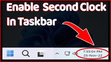 Enable Second With Clock System Tray On Taskbar In Windows 11 Dev Version ✔✔✔
