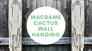 DIY: Macrame Cactus Wall Hanging
