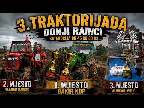 TRAKTORIJADA DONJI RAINCI 2026 - KATEGORIJA OD 45 DO 60KS